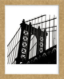 Manhattan Bridge Silhouette (detail)  (Framed) -  Erin Clark - McGaw Graphics