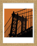 Orange Manhattan  (Framed) -  Erin Clark - McGaw Graphics