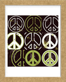 Peace Mantra (green) (Framed) -  Erin Clark - McGaw Graphics
