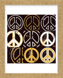 Peace Mantra (yellow) (Framed) -  Erin Clark - McGaw Graphics