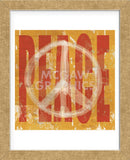 Think Peace (Framed) -  Erin Clark - McGaw Graphics