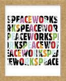 Peace Works (white) (Framed) -  Erin Clark - McGaw Graphics