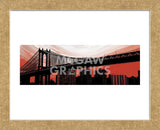 Manhattan Bridge Aura (Framed) -  Erin Clark - McGaw Graphics