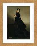 Lady with a Glove.  Madame Carolus-Duran, nee Pauline Croizette, 1869 (Framed) -  Charles Emile Carolus-Duran - McGaw Graphics