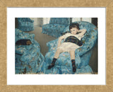 Little Girl in a Blue Armchair, 1878  (Framed) -  Mary Cassatt - McGaw Graphics