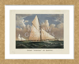 Yacht “Puritan” of Boston (Framed) -  Currier & Ives - McGaw Graphics