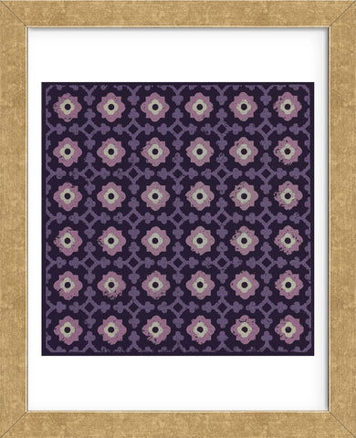 Moroccan Pawn Flower (Purple) (Framed) -  Susan Clickner - McGaw Graphics