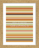 Terracotta Stripes (Framed) -  Denise Duplock - McGaw Graphics