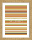 Terracotta Stripes (Framed) -  Denise Duplock - McGaw Graphics