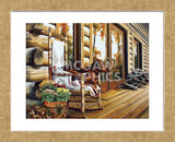 The Back Porch Rocker  (Framed) -  Linda Daniels - McGaw Graphics