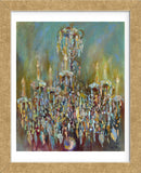 Chandelier Blue (Framed) -  Amy Dixon - McGaw Graphics