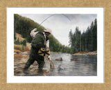 Fishing the Gallatin (Framed) -  Kevin Daniel - McGaw Graphics