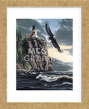 Lighthouse Cliff (Framed) -  Kevin Daniel - McGaw Graphics
