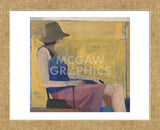 Seated Figure with Hat, 1967 (Framed) -  Richard Diebenkorn - McGaw Graphics