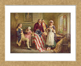 Betsy Ross, 1777 (Framed) -  Jean Leon Gerome Ferris - McGaw Graphics