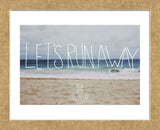 Let’s Run Away: Sandy Beach, Hawaii (Framed) -  Leah Flores - McGaw Graphics
