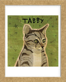 Tabby (grey) (square)  (Framed) -  John W. Golden - McGaw Graphics