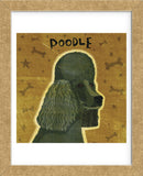 Poodle (black) (square)  (Framed) -  John W. Golden - McGaw Graphics