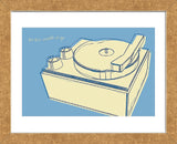 Lunastrella Record Player  (Framed) -  John W. Golden - McGaw Graphics