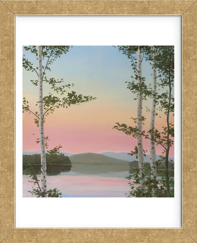 Cooper Sunset Birches (Framed) -  Elissa Gore - McGaw Graphics