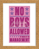 No Boys Allowed  (Framed) -  John W. Golden - McGaw Graphics