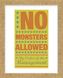 No Monsters Allowed (Framed) -  John W. Golden - McGaw Graphics