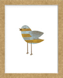 Yellow and Blue Striped Bird (Framed) -  John W. Golden - McGaw Graphics