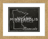 Minneapolis, Minnesota (Framed) -  John W. Golden - McGaw Graphics