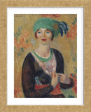 Girl in Green Turban, 1913 (Framed) -  William James Glackens - McGaw Graphics