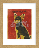 Chihuahua (black and tan)  (Framed) -  John W. Golden - McGaw Graphics