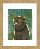 Pug (black)  (Framed) -  John W. Golden - McGaw Graphics