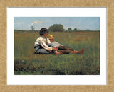 Boys in a Pasture, 1874  (Framed) -  Winslow Homer - McGaw Graphics