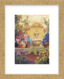 Patio Fountain  (Framed) -  Carolyne Hawley - McGaw Graphics