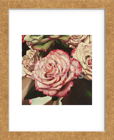 Vintage Rose  (Framed) -  Elizabeth Hellman - McGaw Graphics