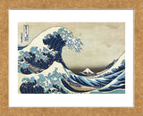 The Great Wave at Kanagawa (Framed) -  Katsushika Hokusai - McGaw Graphics