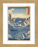 Rough Sea at Naruto in Awa Province (Framed) -  Ando Hiroshige - McGaw Graphics