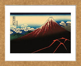 Lightning Below the Summit (Framed) -  Katsushika Hokusai - McGaw Graphics