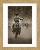 Cowboy Named Bronco (Framed) -  Barry Hart - McGaw Graphics