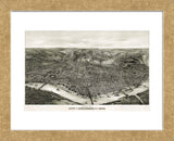 Panoramic View of the City of Cincinnati, Ohio, 1900 (Framed) -  Henderson Litho Co. - McGaw Graphics