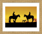 Evening Visit (Framed) -  Barry Hart - McGaw Graphics