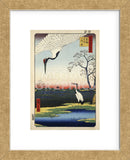 Minowa, Kanasugi, Mikawashima. (Framed) -  Ando Hiroshige - McGaw Graphics