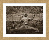 Working the Herd (Framed) -  Barry Hart - McGaw Graphics