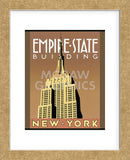 Empire State Building  (Framed) -  Brian James - McGaw Graphics