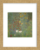 Farm Garden with Sunflowers, around 1905/1906 (Framed) -  Gustav Klimt - McGaw Graphics