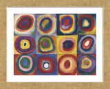 Farbstudie Quadrate  (Framed) -  Wassily Kandinsky - McGaw Graphics
