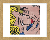 Kiss V (Framed) -  Roy Lichtenstein - McGaw Graphics