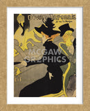 Le Divan Japonais  (Framed) -  Henri de Toulouse Lautrec - McGaw Graphics