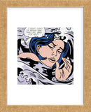 Drowning Girl (Framed) -  Roy Lichtenstein - McGaw Graphics