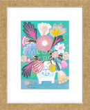 Flowers in a Sailor Jar (Framed) -  Mercedes Lagunas - McGaw Graphics
