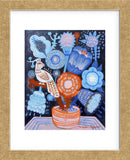 Blue Flowers (Framed) -  Mercedes Lagunas - McGaw Graphics